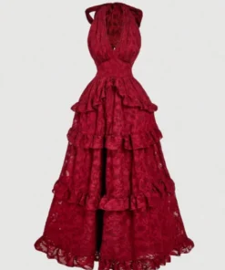 Vestido Maxi Escarlata