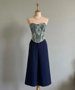 Pantalon Palazo Azul